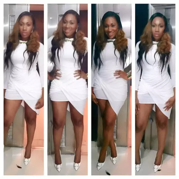 See Sexy Outfit Actress Ebube Nwagbo Wores To Ini Edo