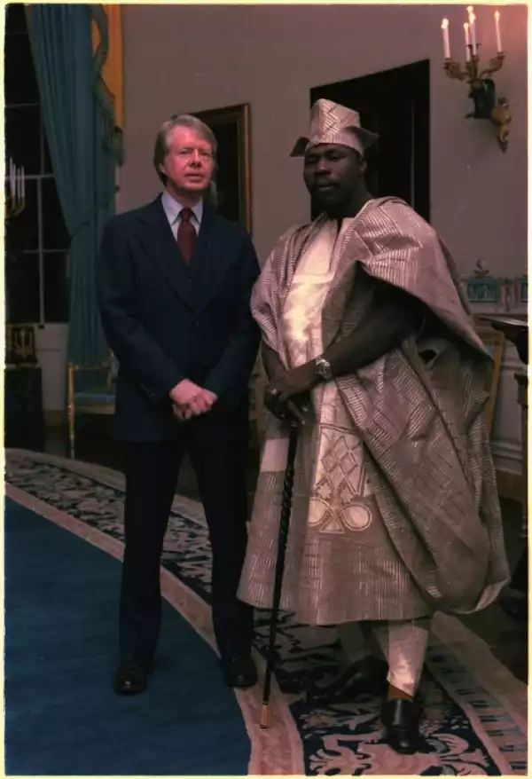 See Swag!! See Throwback Photo Of Obasanjo And Jimmy Carter