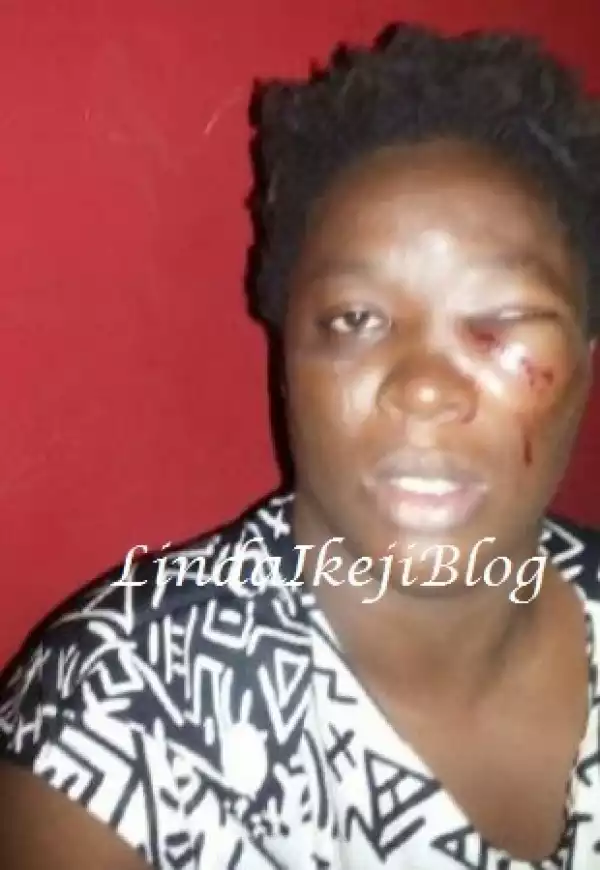 See What This Wicked Man Did To His wife In Lagos 