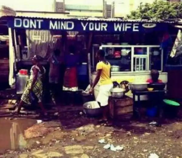 See name of a restaurant somewhere in Nigeria