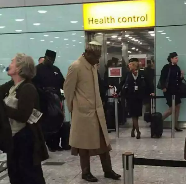 See photo of General Muhammadu Buhari in UK