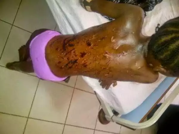 See what a woman allegedly did to her househelp