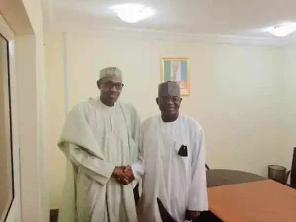 Sen. President David Mark Pays Gen. Buhari A Congratulatory Visit