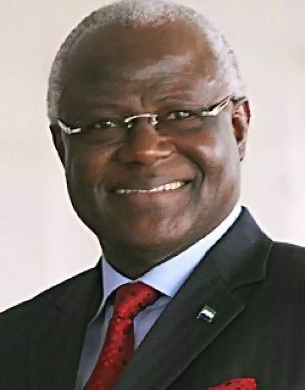 Sierra Leone President, Bai Koroma Sacks His Vice