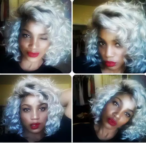 Singer Seyi Shay tries new look