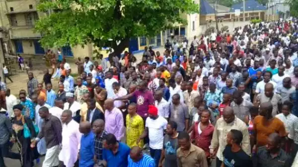 Some APC Members Protest Against Yesterday