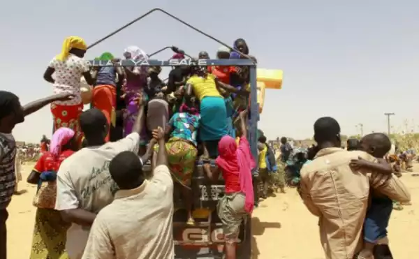 Some Nigerians Forced Out Of Niger Republic Arrive Nigeria