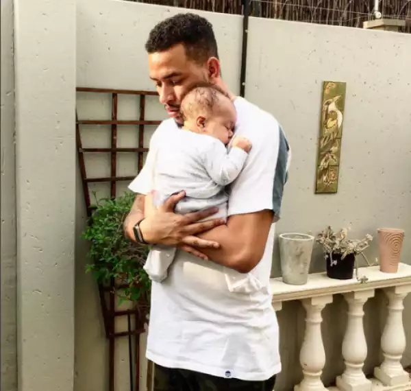 South African Rapper, AKA, Shares Adorable Photo With New Born Daughter