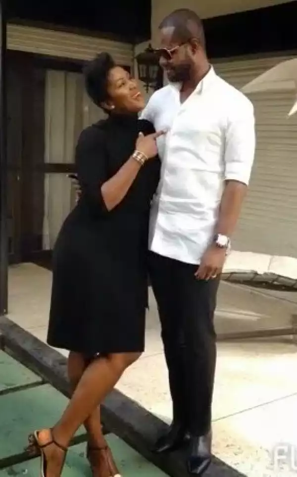 Actress Stephanie Okereke Linus steps out on pictures with her husband