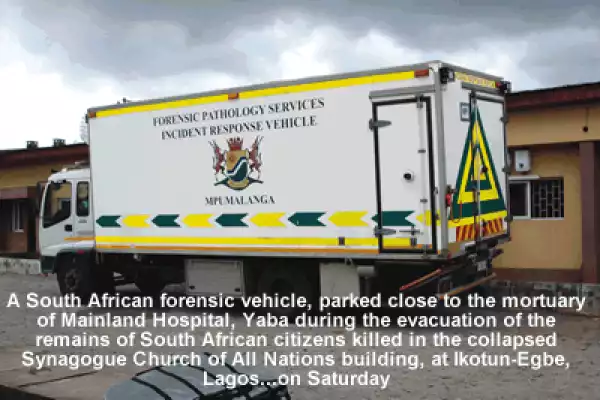 Synagogue: South Africa receives corpses…shuns Nigerian facilities