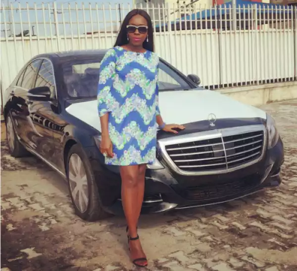 TV Presenter, Ariyike Akinbobola, Buys Brand New 2015 Mercedes Benz S500