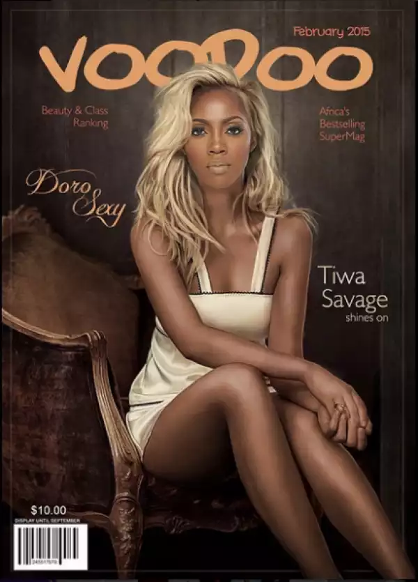 Tiwa Savage Is Hot & Alluring On The Fictional Cover Of Voodoo Magazine