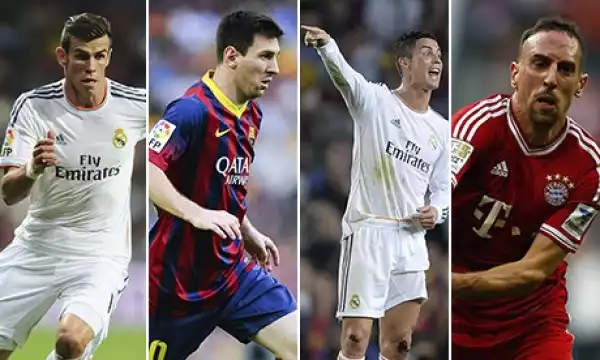 Top 10 Fastest Football Players right now (2015)