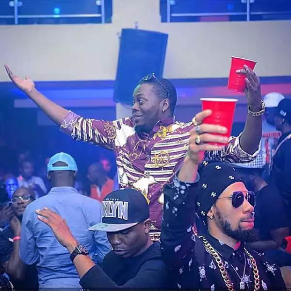 Turn Up! Olamide, Phyno & Reminisce Spotted Doing Just That in The Club