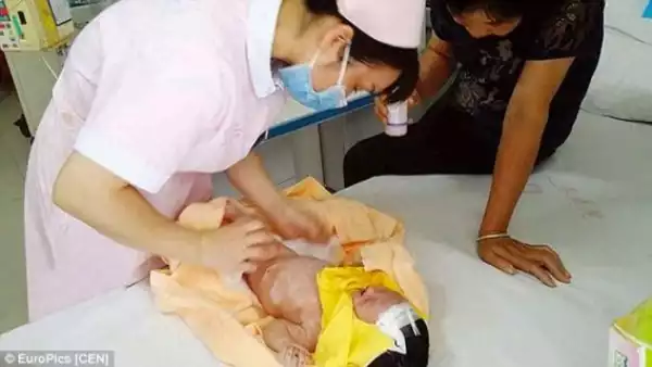 Unbelievable! Baby Buried Alive By Parents Is Rescued After Surviving 8 Days In Cemetery