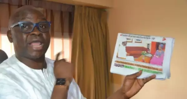 Why We Published Ayo Fayose’s ‘Death’ Advert On Buhari – The Sun