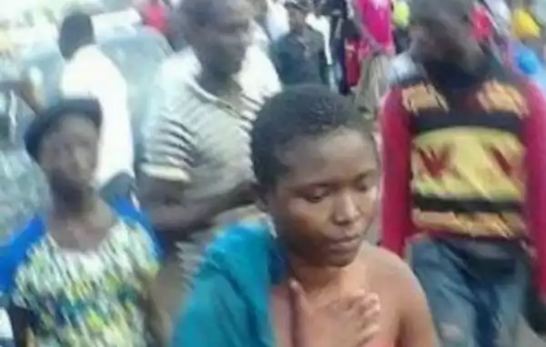 Woman Breast Cut Off For Stealing In Calabar (Viewers Discretion Is Adviced)