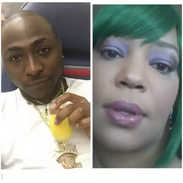 Woman Who Claims She Is Davido’s Baby Mama Tattoos His Name On Her Waist 
