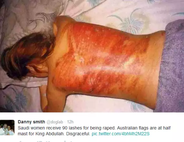 Woman lashed for getting raped