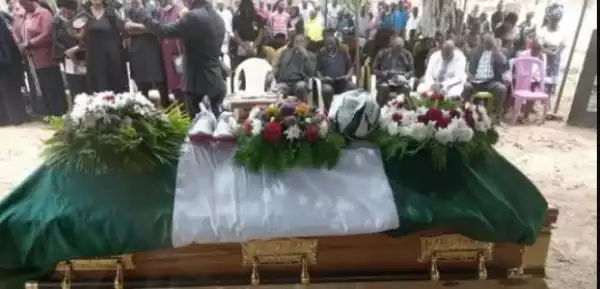 Ex-Super Eagles Player Justice Christopher Buried In Jos (Photos)