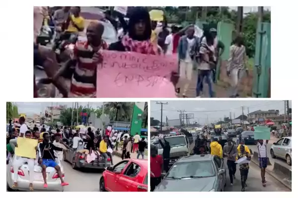 See how Massive the #ENDSARS Protest is Going in Benin city.