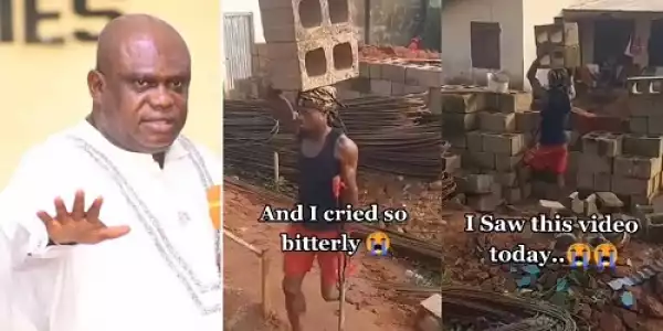 I Want To Help Him – Pastor Chibuzor Goes In Search of Disabled Man Hustling at Building Site