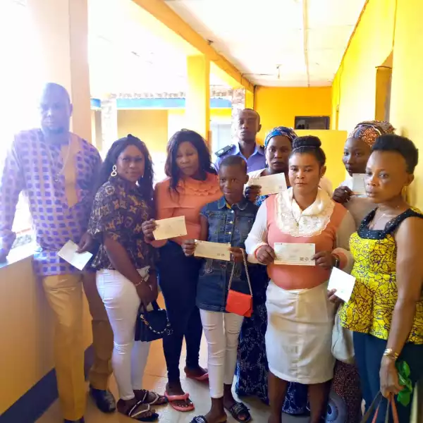 Janet E. Agbede Presents N21m Cheques To Families Of Deceased Office