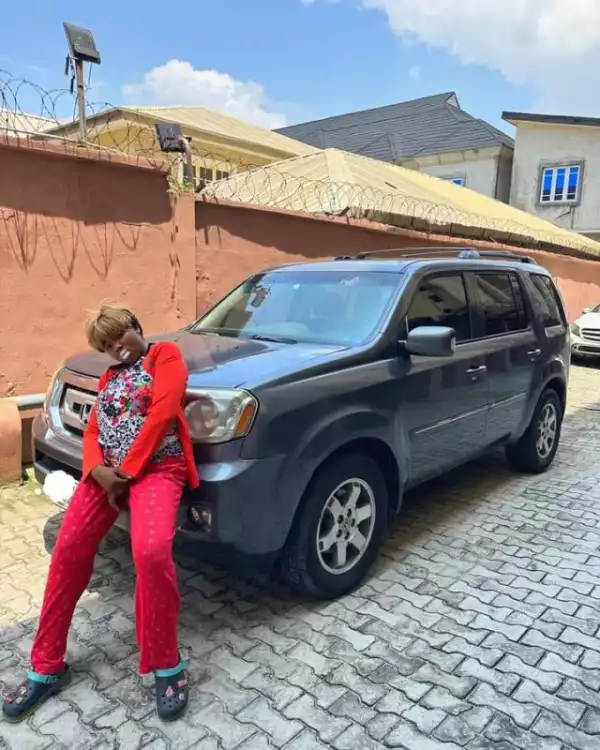 Skitmaker, Flora Excited As She Gifts Herself A New Car (Photo)