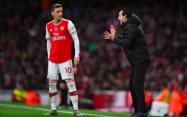 Former Arsenal star Mesut Ozil channels Unai Emery as he wishes them good luck against Villarreal