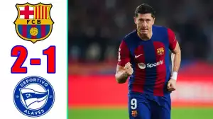 Barcelona vs Alaves 2 - 1 (Premier League Goals & Highlights)