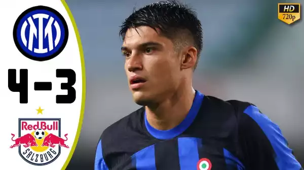 Inter Milan vs RB Salzburg  4 - 3 (Pre-season Goals & Highlights)