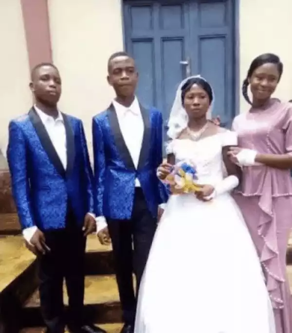 15- year old boy marries 22-year old girl in Abia state [photos]