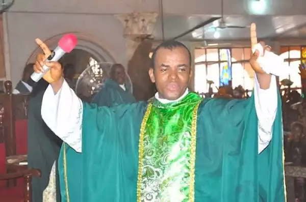 Nigerians Blast Father Mbaka After He Said Peter Obi Can Never Rule Nigeria Because He