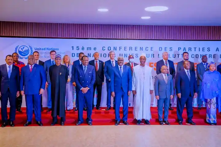 President Buhari Participates At COP15 In Ivory Coast (Photos)