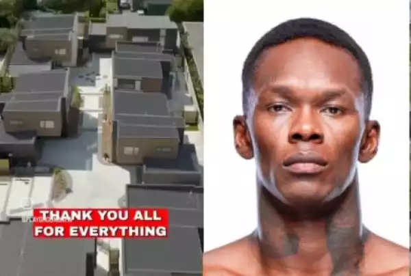 One Down, 50 More To Go – Israel Adesanya Says As He Shows Off His Multi-million Naira Estate