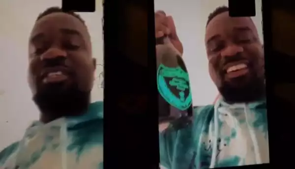 Watch How Sarkodie Wished Joey B On His Birthday, Pops Up Expensive Champaign