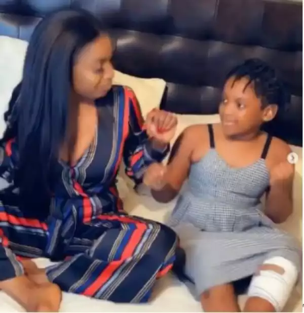 Tuface And Annie Idibia’s Second Daughter, Olivia Undergoes Successful Surgery
