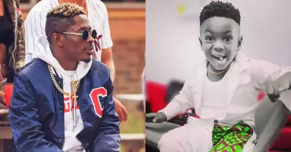 Shatta Wale’s son Majesty now a ‘Big Boy’, lights up the net with his smile in new photo