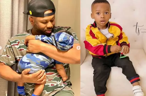 Daddy Loves You - Olakunle Churchill, Celebrates Son Andre, As He Turns 6
