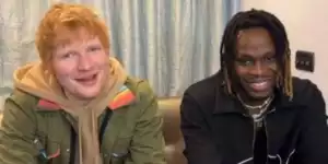 Watch Ed Sheeran Singing In Yoruba Alongside Fireboy As They Prepare to Collabo for Peru Remix (Video)