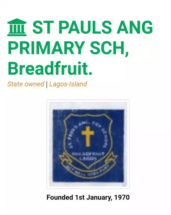 St. Paul Pry School,Aroloya Actually Exists, Now St Paul