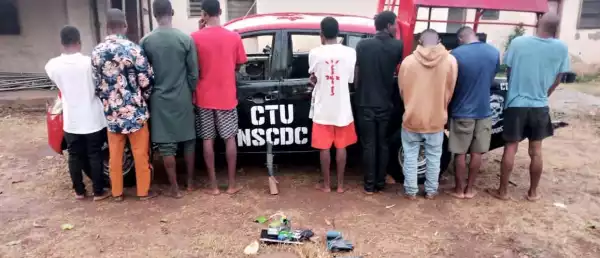 NSCDC Arrests Twelve Suspects For Various Crimes In Ekiti
