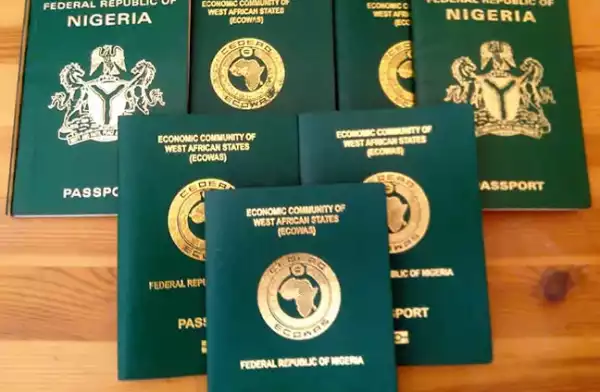 Nigerian passport climbs nine places in global ranking
