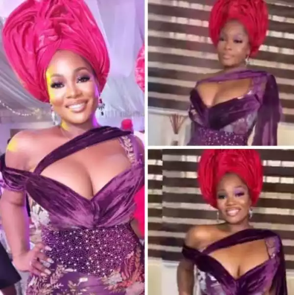 How Media Personality, Toolz Replied A Follower Who Criticized Her Choice Of Outfit To A Wedding