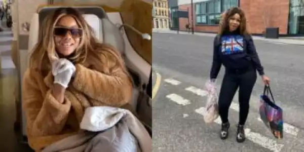 Tacha returns to Lagos from UK amidst airport shutdown, promises to share relief materials to fans (Video)