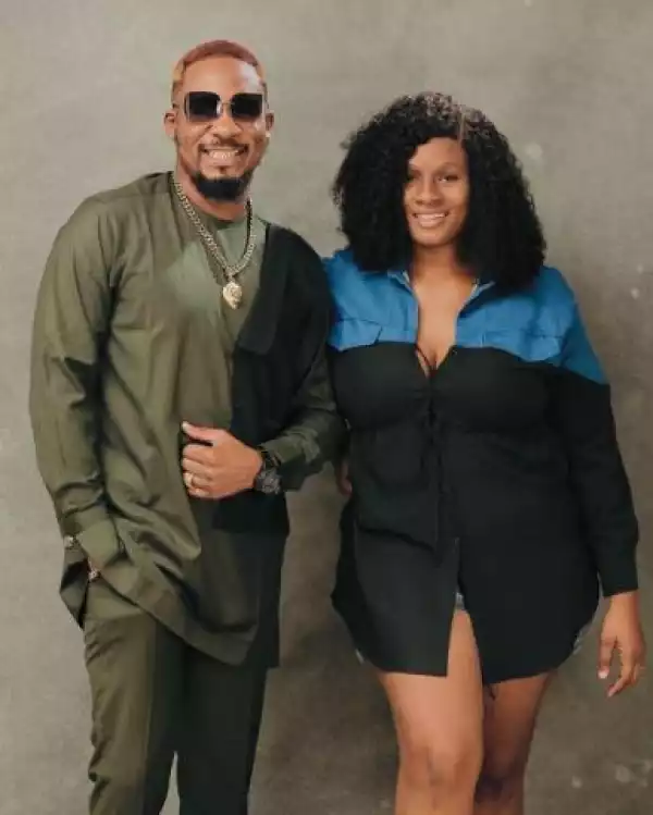 Popular Nigerian Actor, Jnr Pope Flaunts His Wife, Says I Drag Differently (Photo)