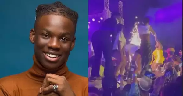 Rema Gifts Female Fans N1.2 million For Rocking The Stage With Him During A Performance
