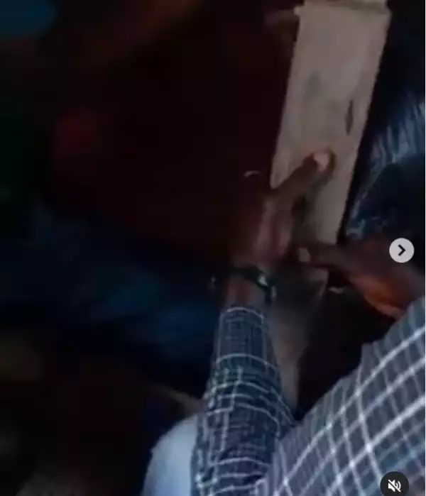 Nigerian Lady And Other Passengers Board Bus Without Seats Due To Fuel Scarcity In Lagos (Video)