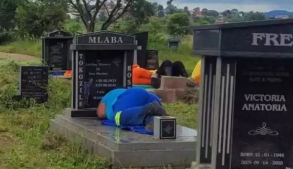 Cleaners In South Africa To Face Charges For Sitting And Sleeping On Top Of Graves