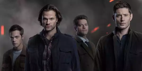 Sam, Dean & Castiel Team Up With Jack In Supernatural Season 15 Poster